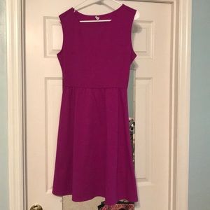 Purple Old Navy fit and flare dress